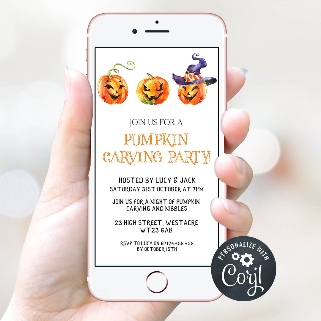 halloween invitations, editable halloween invitations, printable halloween invitations, spooky halloween invitations