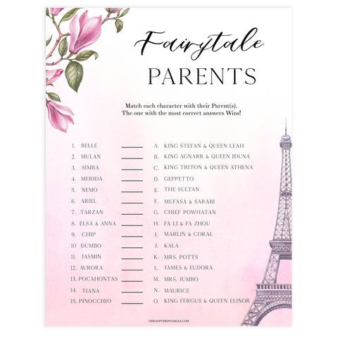 Fairytale Parents - Parisian