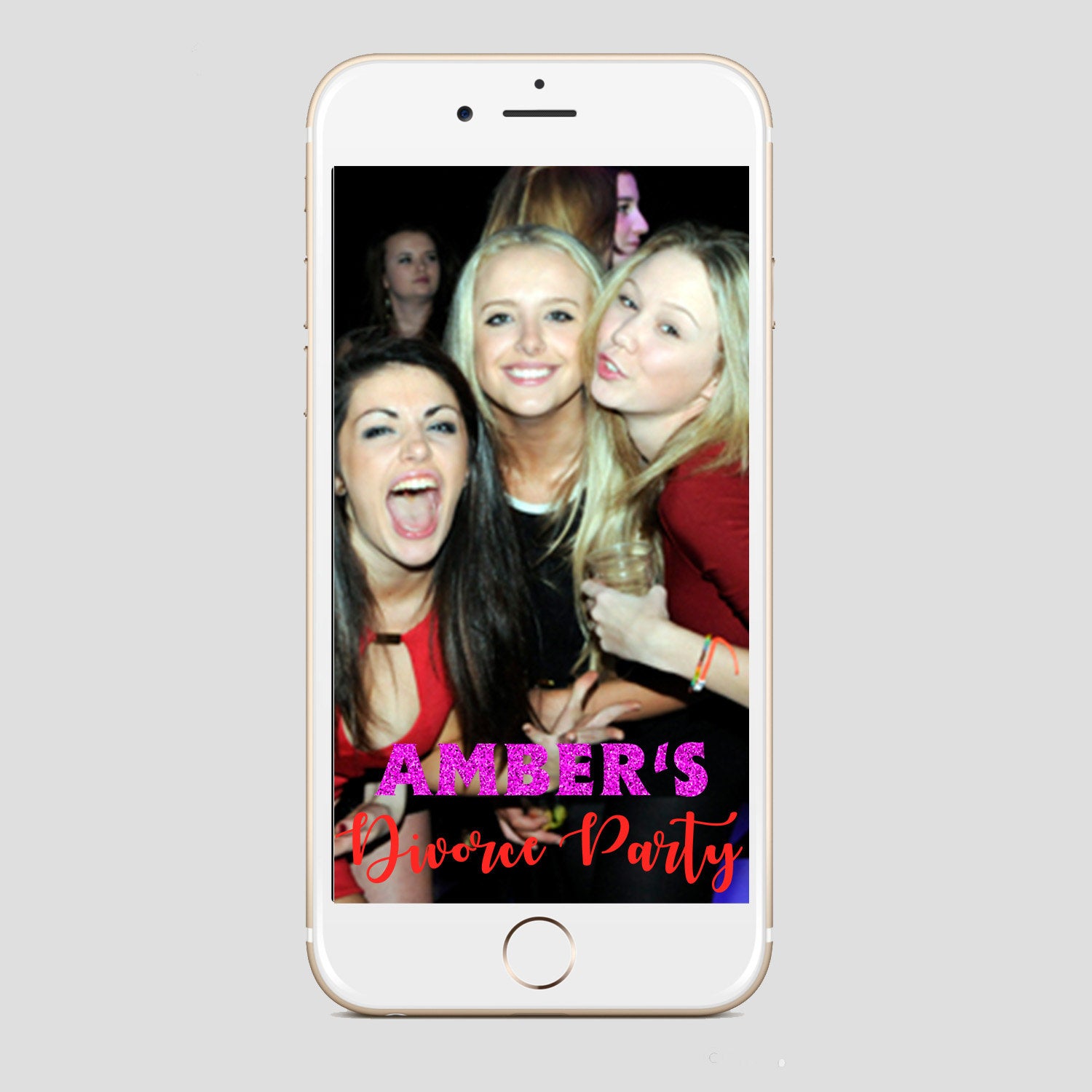 Divorce Party Snapchat Filter