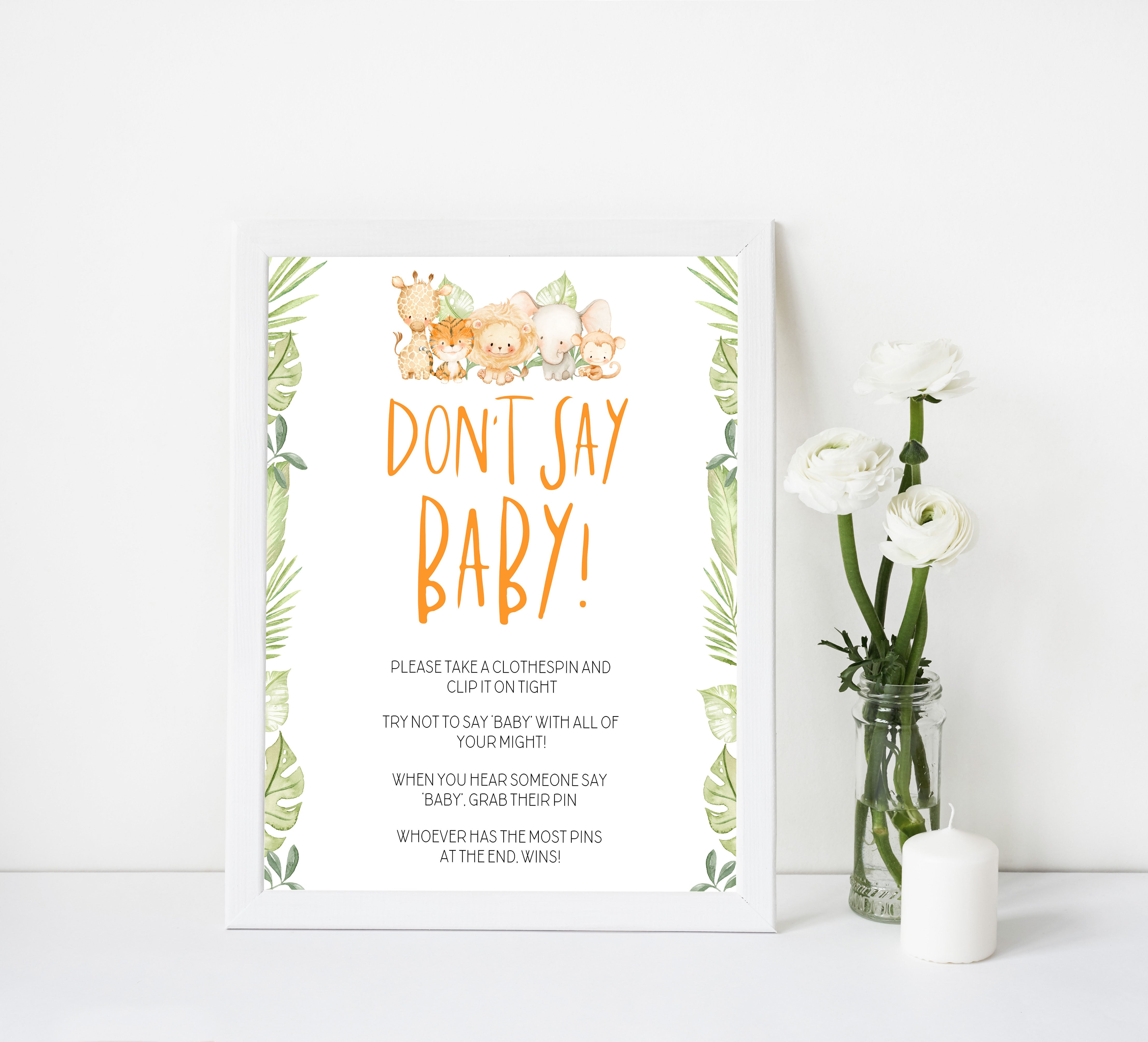 dont say baby game, Printable baby shower games, safari animals baby games, baby shower games, fun baby shower ideas, top baby shower ideas, safari animals baby shower, baby shower games, fun baby shower ideas