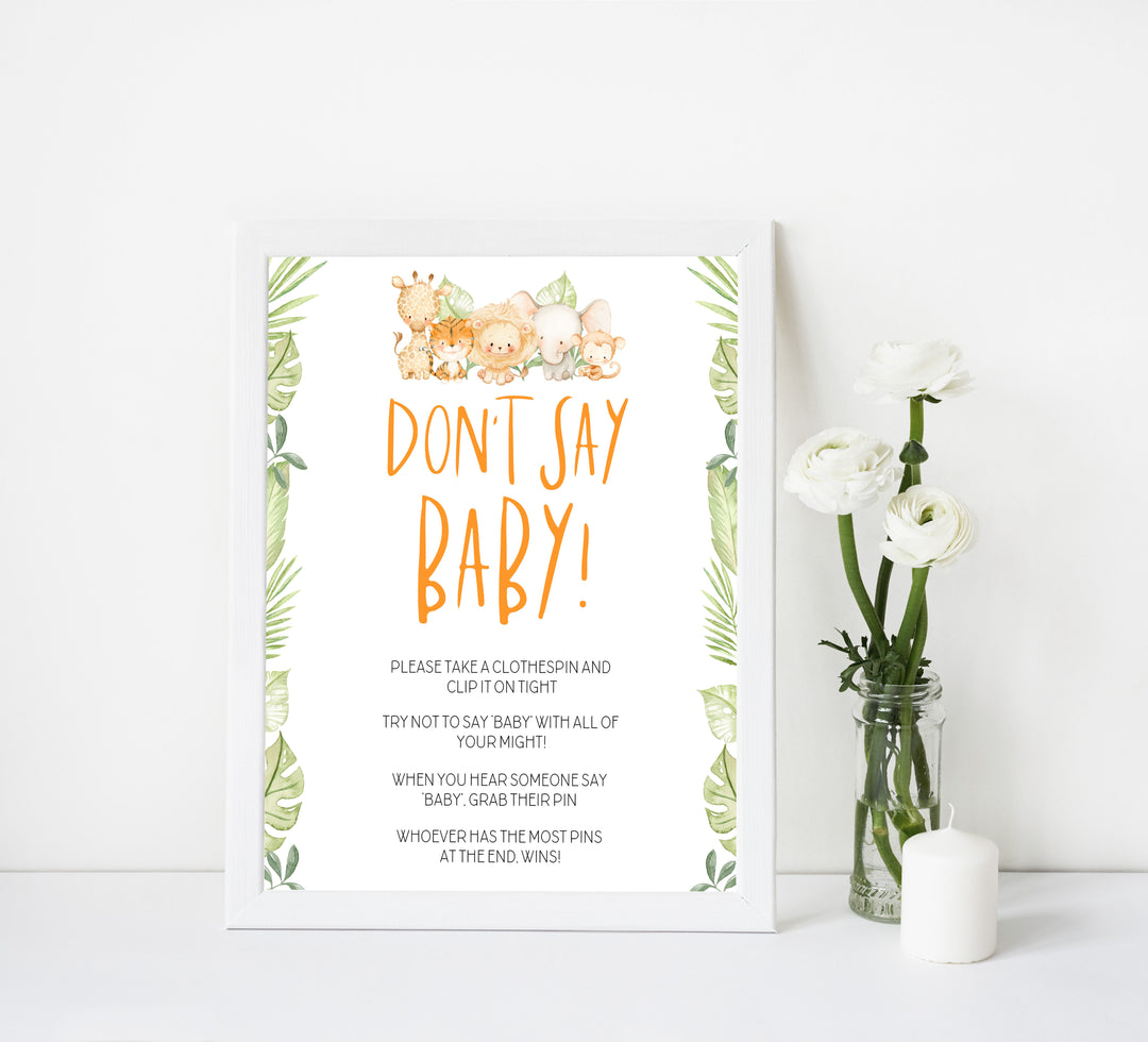 dont say baby game, Printable baby shower games, safari animals baby games, baby shower games, fun baby shower ideas, top baby shower ideas, safari animals baby shower, baby shower games, fun baby shower ideas