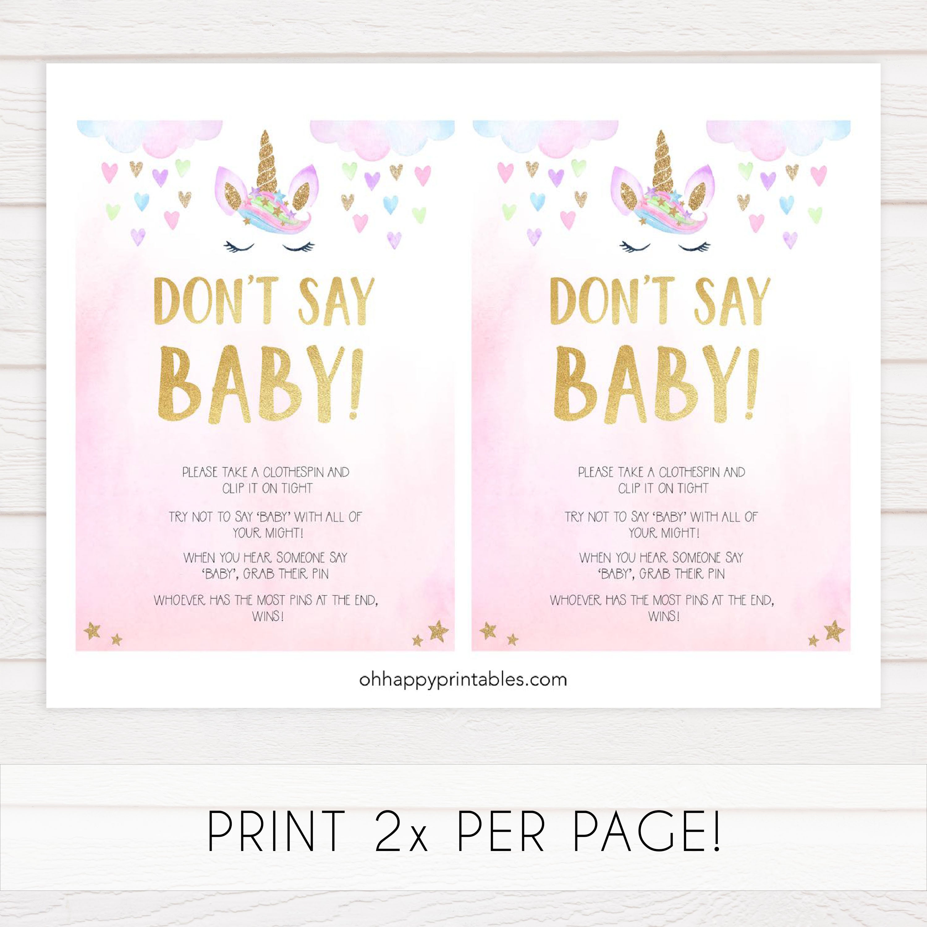 dont say baby game, Printable baby shower games, unicorn baby games, baby shower games, fun baby shower ideas, top baby shower ideas, unicorn baby shower, baby shower games, fun unicorn baby shower ideas