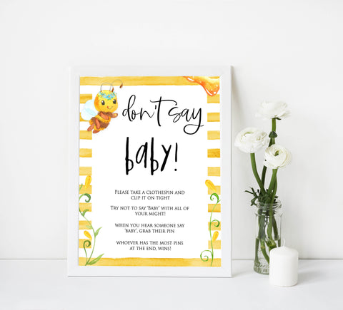 dont say baby game, dont so baby, Printable baby shower games, mommy bee fun baby games, baby shower games, fun baby shower ideas, top baby shower ideas, mommy to bee baby shower, friends baby shower ideas