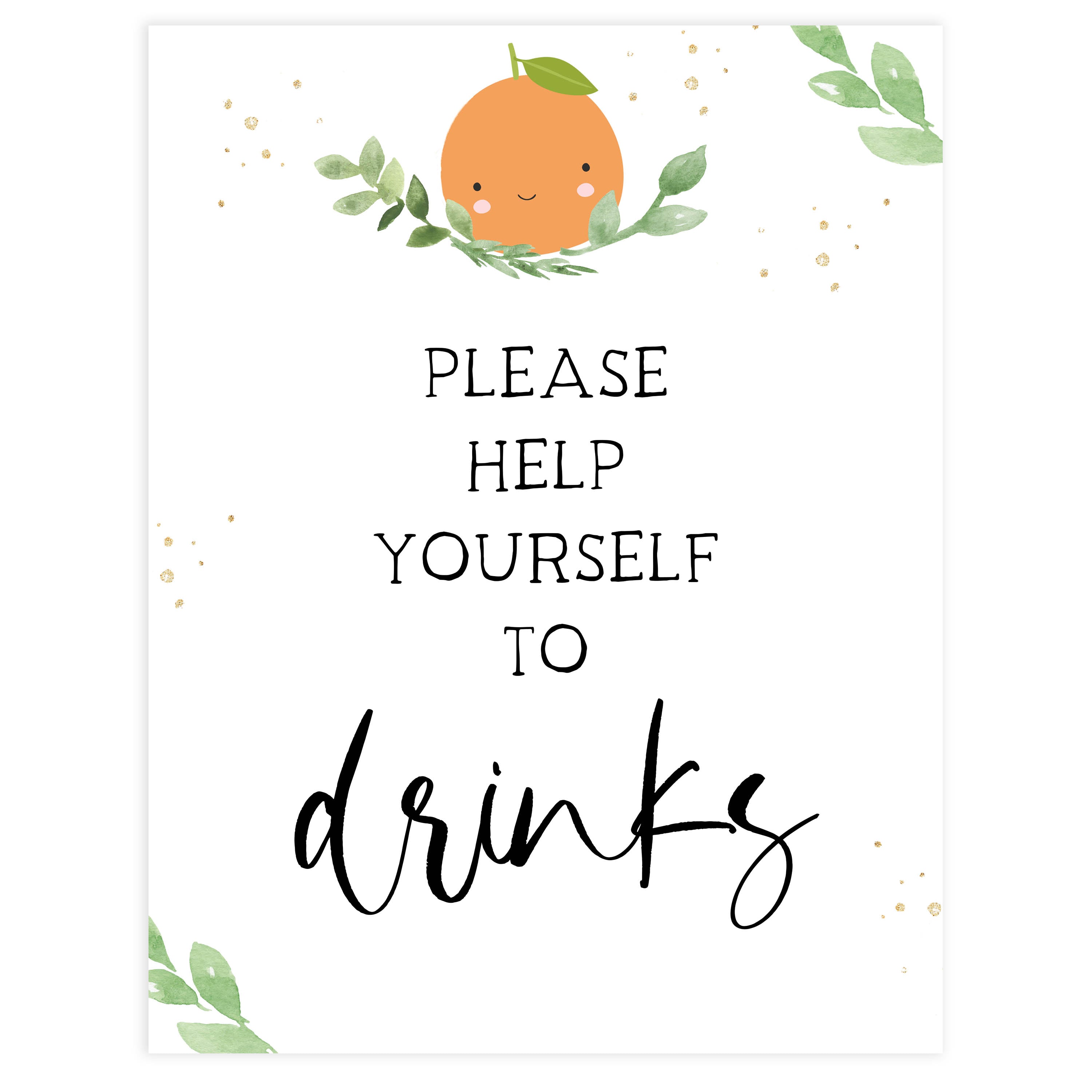 drinks baby shower table signs, Little cutie baby decor, printable baby table signs, printable baby decor, baby little cutie table signs, fun baby signs, baby little cutie fun baby table signs