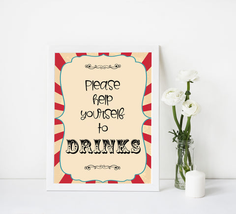 8 baby shower table signs, carnival baby decor, Circus baby decor, printable baby table signs, printable baby decor, carnival table signs, fun baby signs, circus fun baby table signs