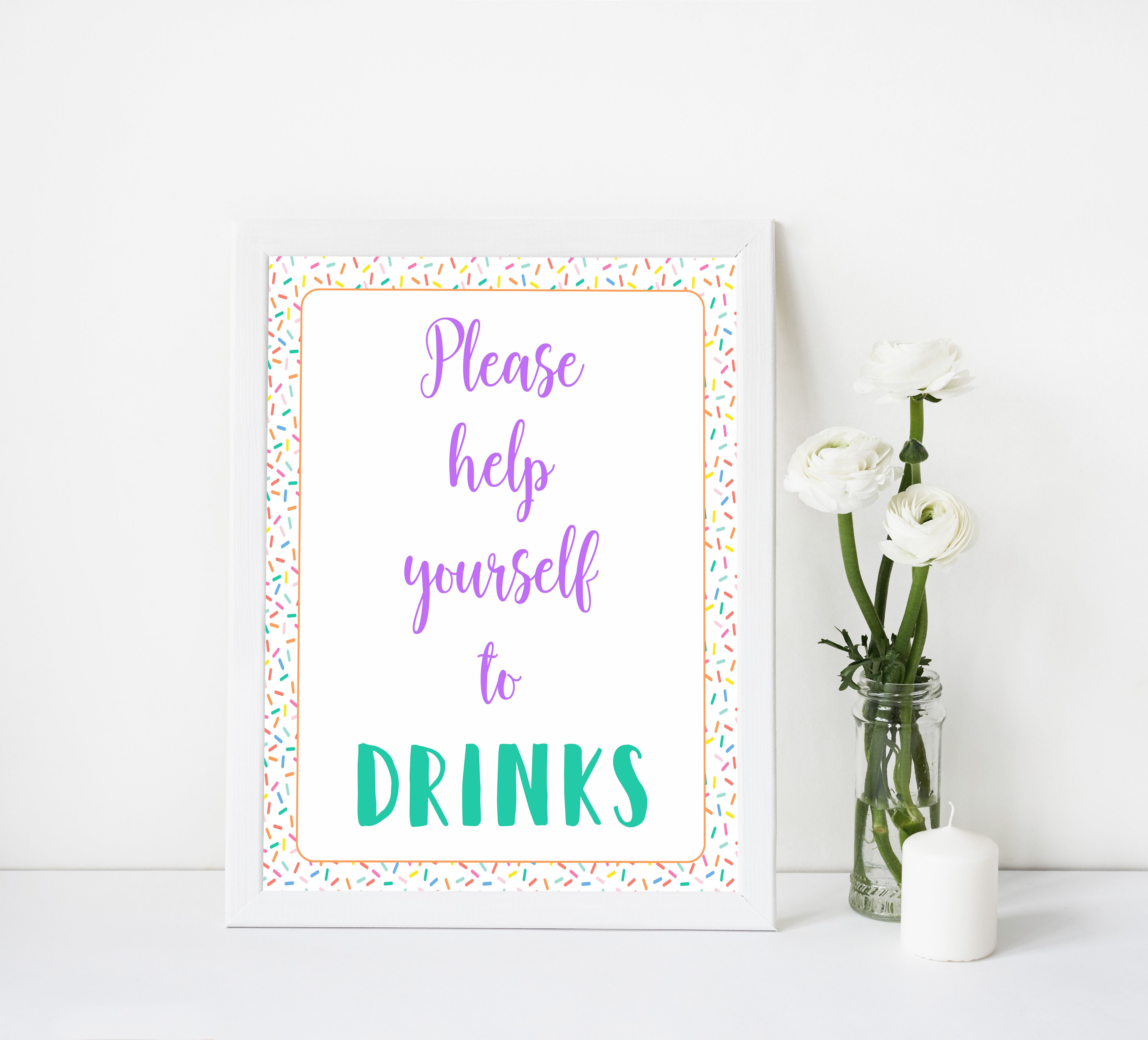 drinks baby table signs, drink baby signs, Baby sprinkle baby decor, printable baby table signs, printable baby decor, baby sprinkle table signs, fun baby signs, baby sprinkle fun baby table signs