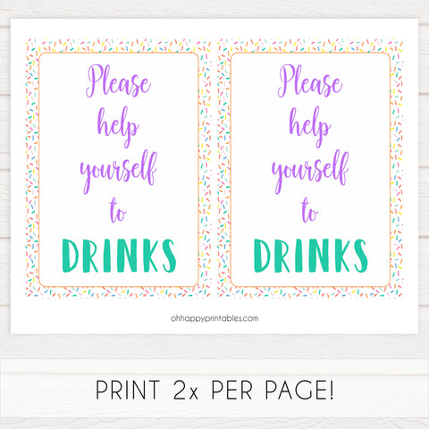 drinks baby table signs, drink baby signs, Baby sprinkle baby decor, printable baby table signs, printable baby decor, baby sprinkle table signs, fun baby signs, baby sprinkle fun baby table signs
