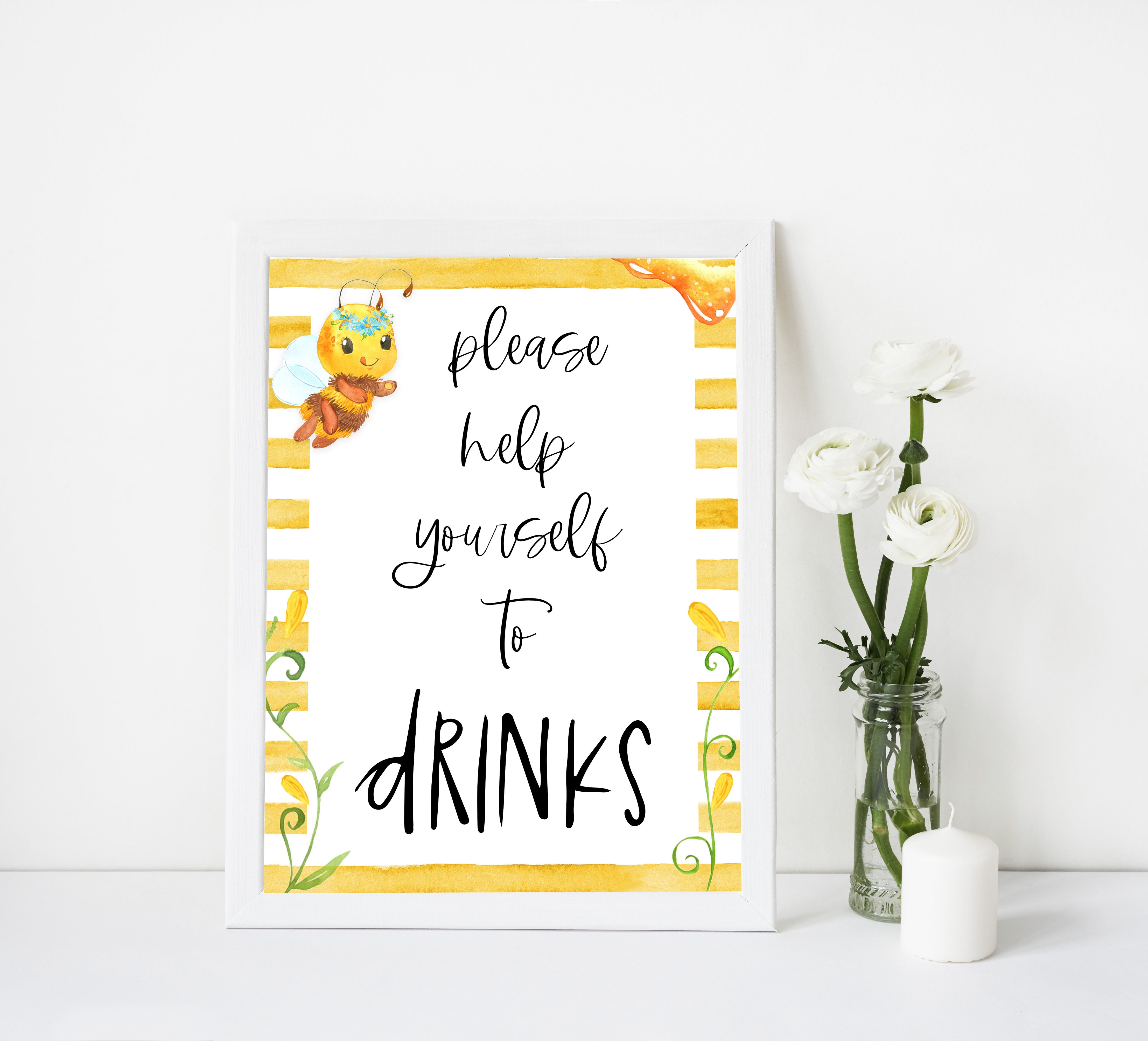 8 baby shower games, 8 printable tables signs, Mommy to bee baby decor, printable baby table signs, printable baby decor, mommy bee table signs, fun baby signs, mummy bee fun baby table signs