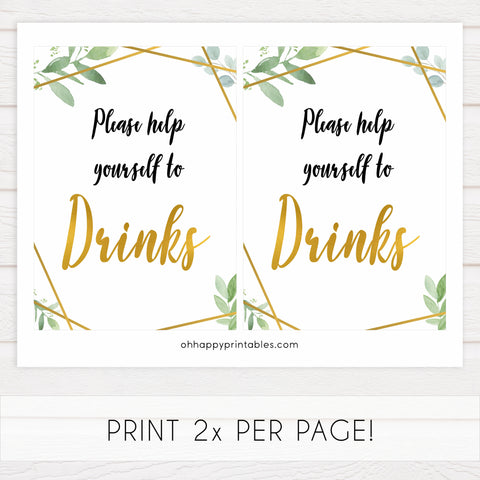 8 baby shower table signs, 8 table decor signs, Gold geometric baby decor, printable baby table signs, printable baby decor, gold table signs, fun baby signs, geometric fun baby table signs