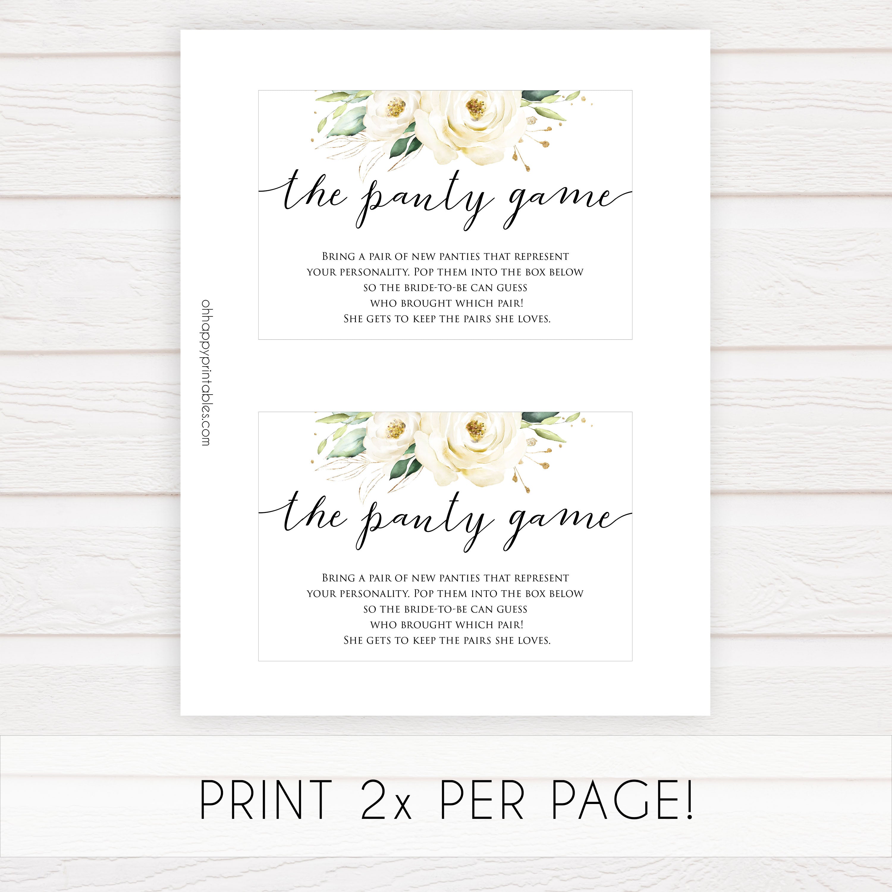 drop your panties game, Printable bridal shower games, floral bridal shower, floral bridal shower games, fun bridal shower games, bridal shower game ideas, floral bridal shower