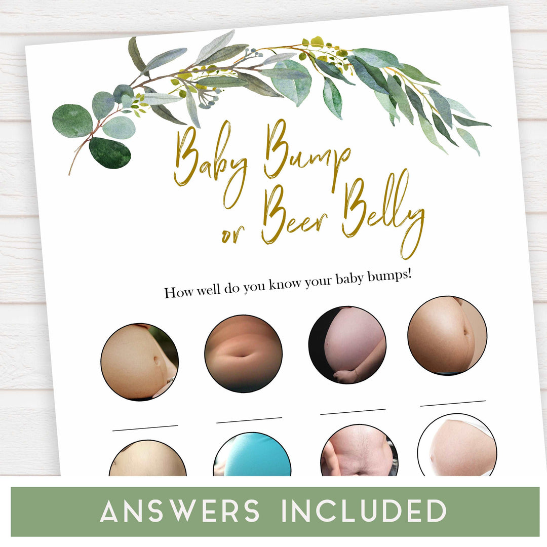 Eucalyptus baby shower games, fun baby shower games, printable baby games, baby shower ideas, baby games, baby shower baby shower bundle, baby shower games packs