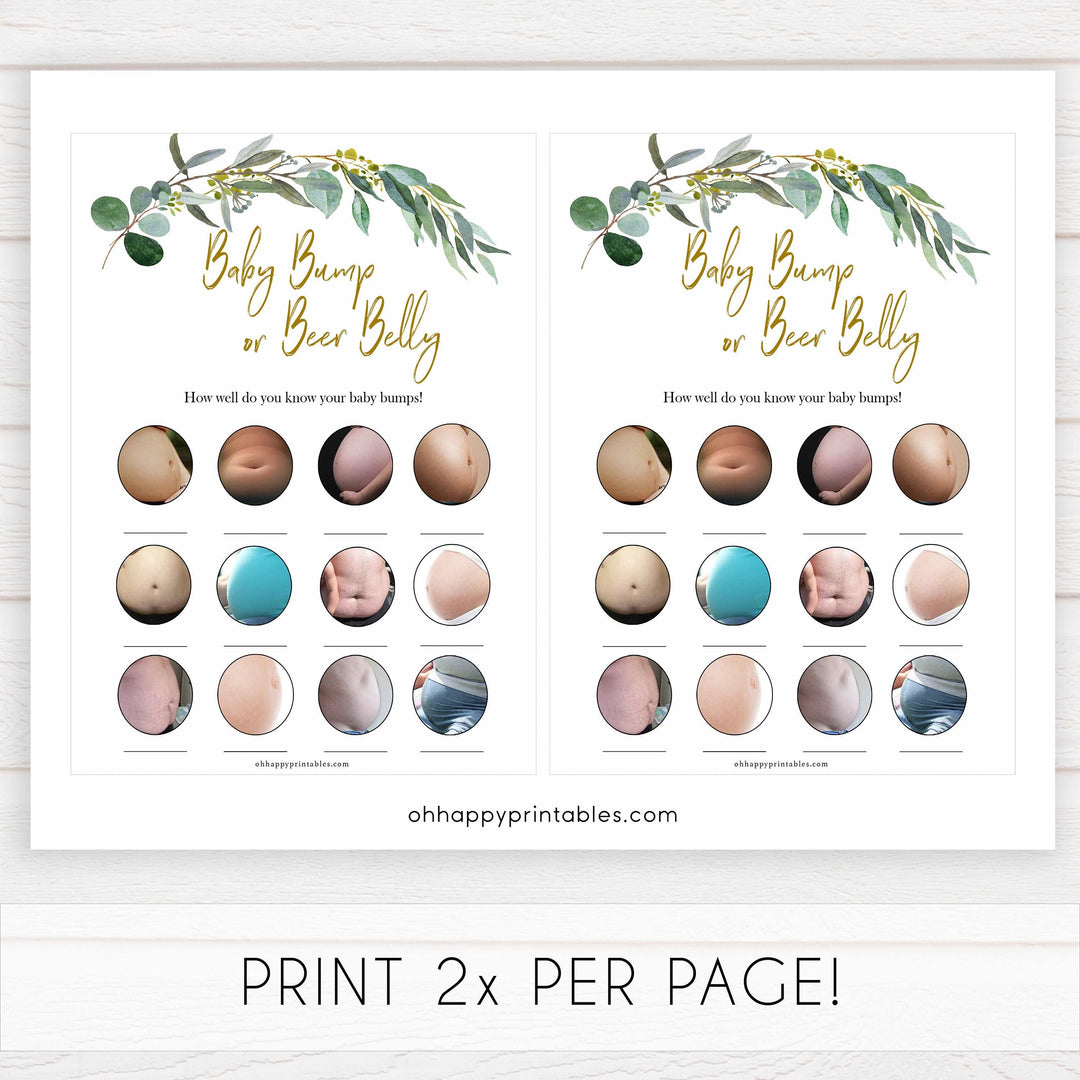 Eucalyptus baby shower games, fun baby shower games, printable baby games, baby shower ideas, baby games, baby shower baby shower bundle, baby shower games packs