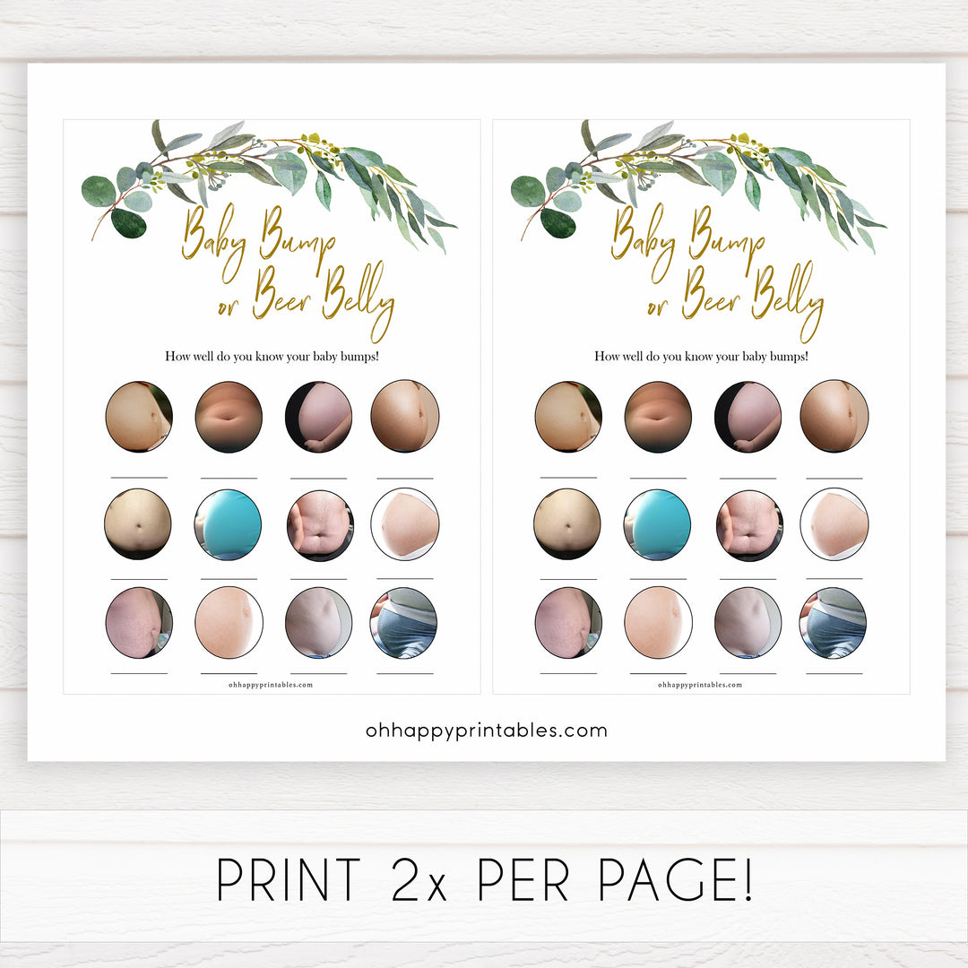 Eucalyptus baby shower games, fun baby shower games, printable baby games, baby shower ideas, baby games, baby shower baby shower bundle, baby shower games packs