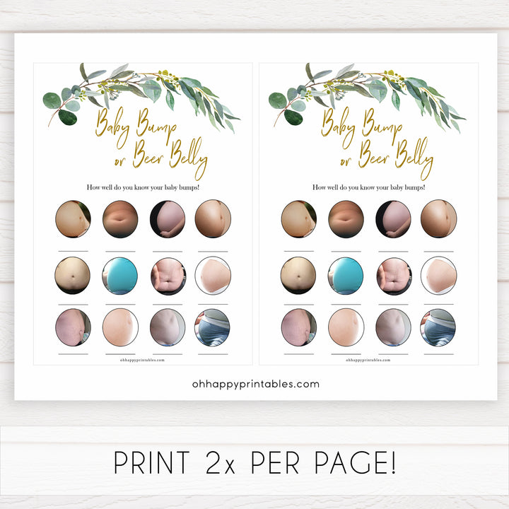 Eucalyptus baby shower games, fun baby shower games, printable baby games, baby shower ideas, baby games, baby shower baby shower bundle, baby shower games packs