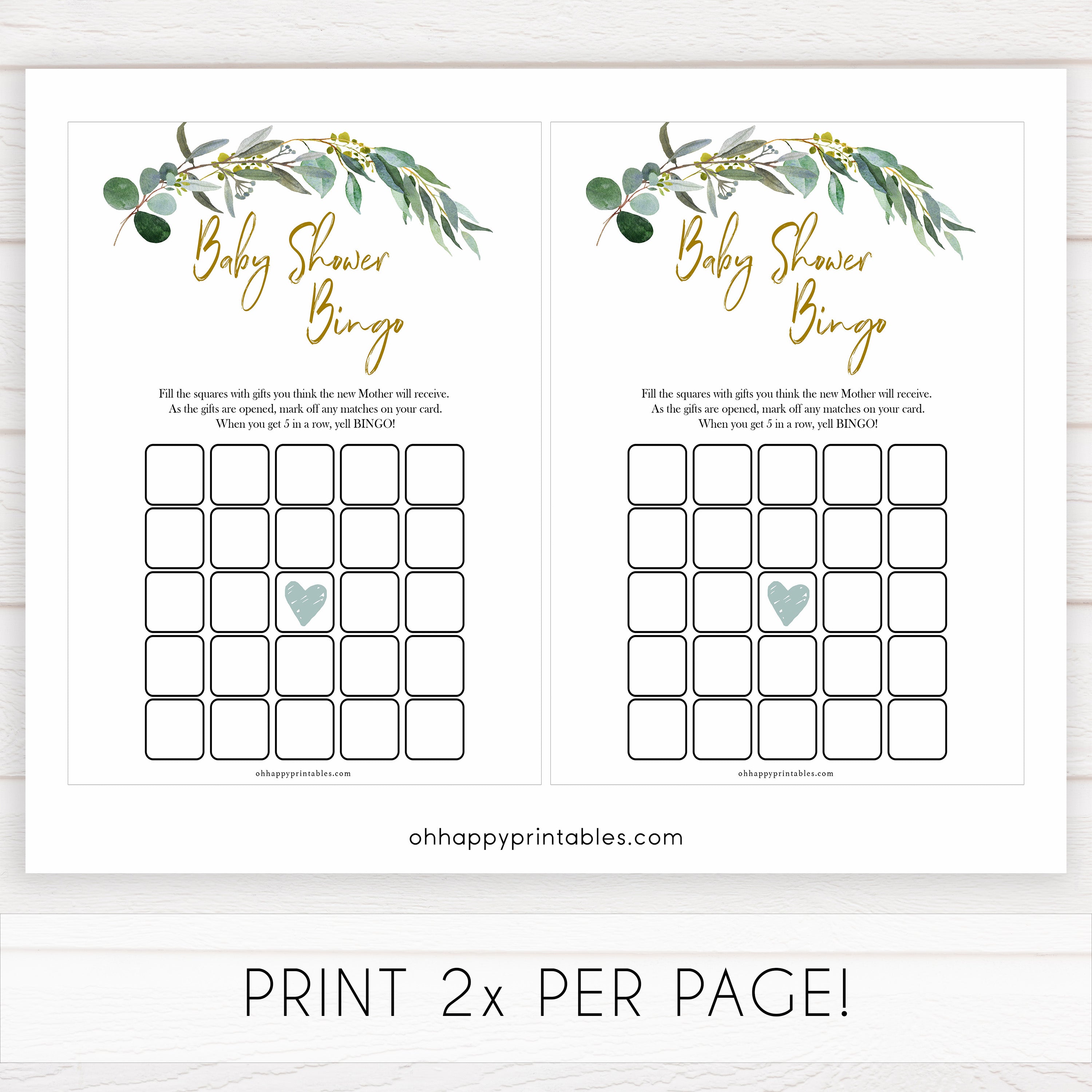 Eucalyptus baby shower games, baby shower bingo baby game, fun baby shower games, printable baby games, baby shower ideas, baby games, baby shower baby shower bundle, baby shower games packs, botanical baby shower
