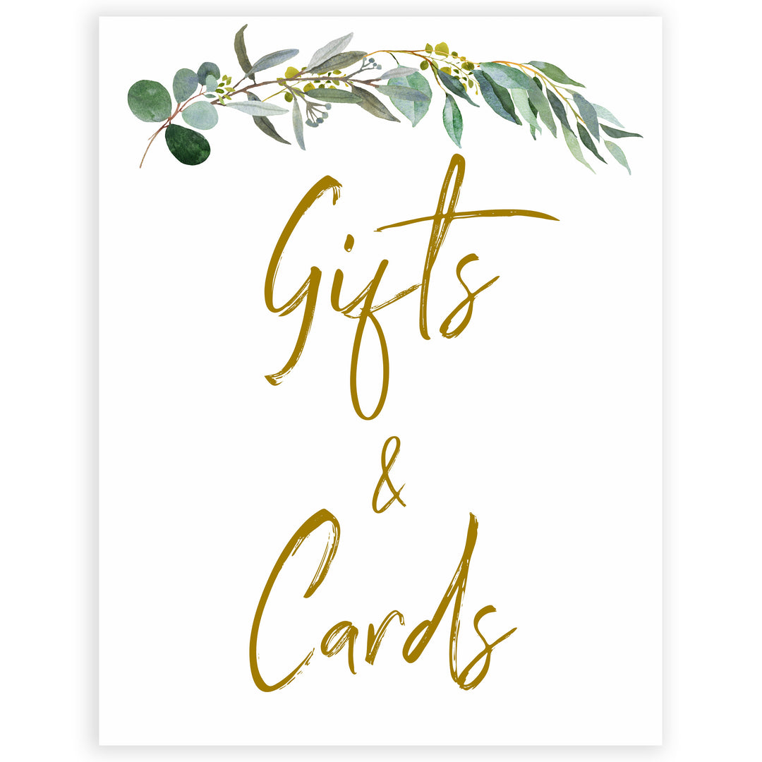 eucalyptus baby signs, gifts and cards baby signs, printable baby signs, botanical baby signs, baby shower decor, fun baby signs