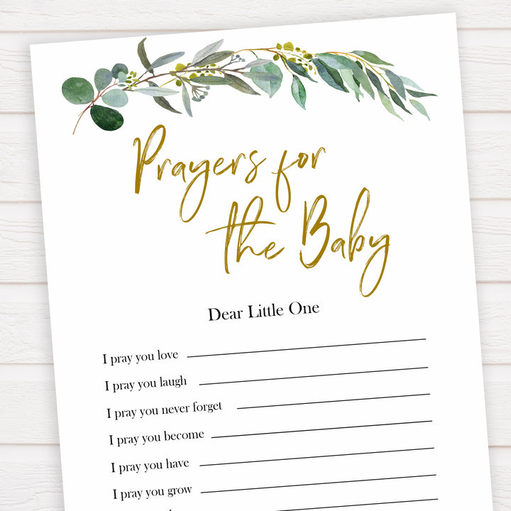 Eucalyptus baby shower games, prayers for baby game baby game, fun baby shower games, printable baby games, baby shower ideas, baby games, baby shower baby shower bundle, baby shower games packs, botanical baby shower