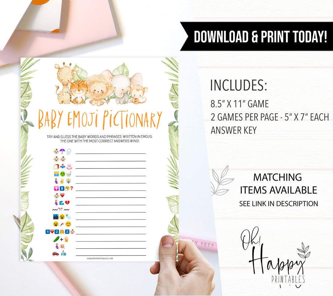 baby emoji pictionary game, Printable baby shower games, safari animals baby games, baby shower games, fun baby shower ideas, top baby shower ideas, safari animals baby shower, baby shower games, fun baby shower ideas