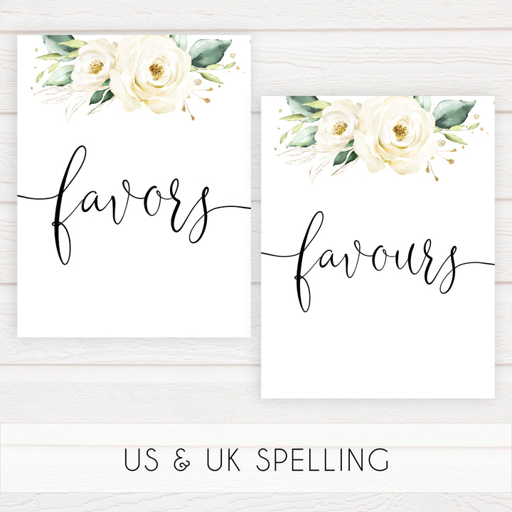 favors bridal shower sign, Printable bridal shower signs, floral bridal shower decor, floral bridal shower decor ideas, fun bridal shower decor, bridal shower game ideas, floral bridal shower ideas