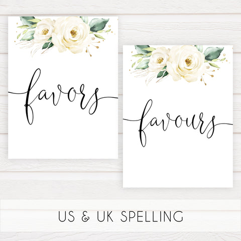 favors bridal shower sign, Printable bridal shower signs, floral bridal shower decor, floral bridal shower decor ideas, fun bridal shower decor, bridal shower game ideas, floral bridal shower ideas