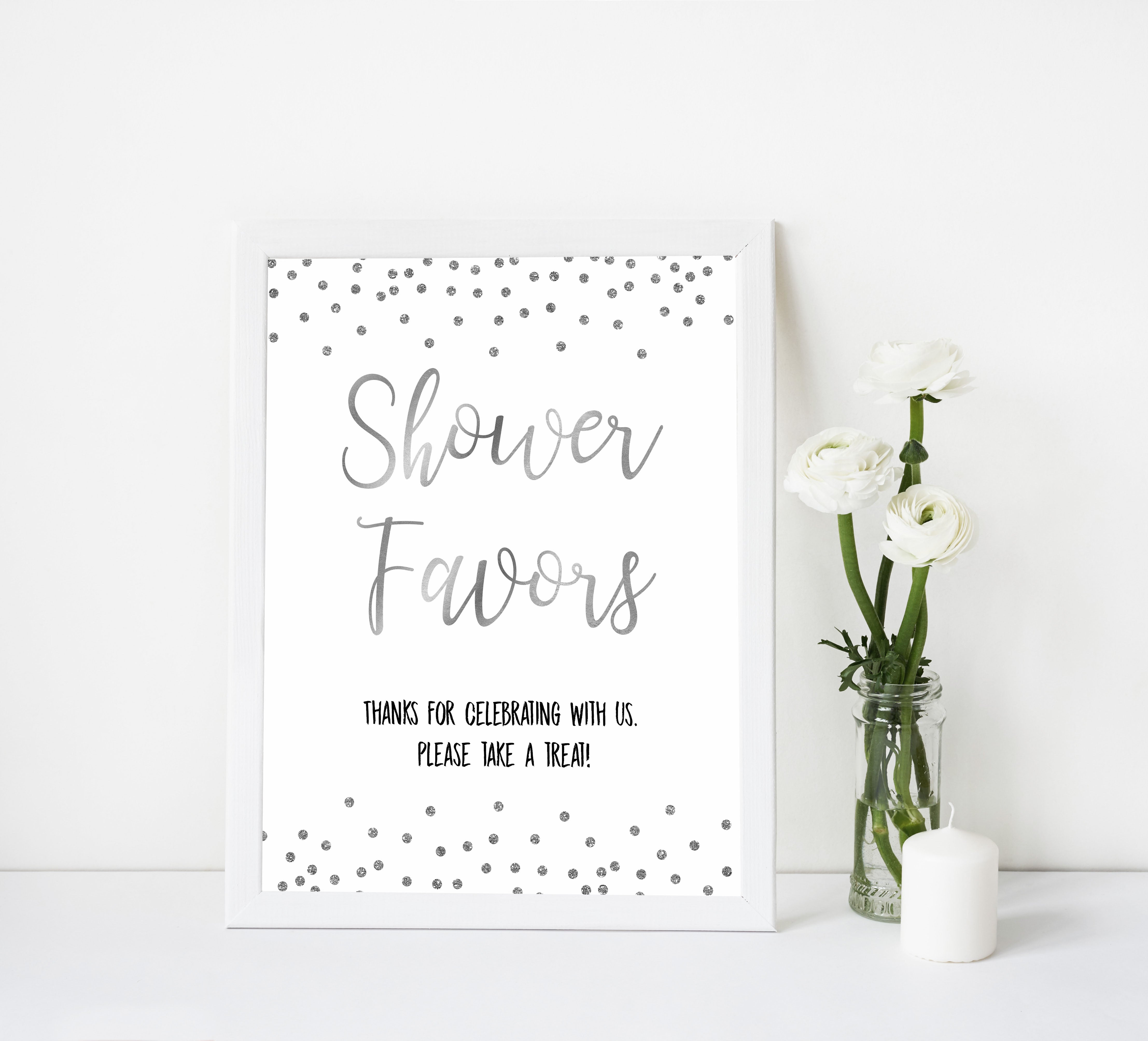 favors baby table signs, favors baby signs, Baby silver glitter baby decor, printable baby table signs, printable baby decor, baby silver glitter table signs, fun baby signs, baby silver fun baby table signs