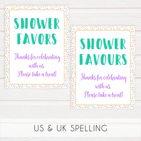 baby favors table sign, baby favors sign, Baby sprinkle baby decor, printable baby table signs, printable baby decor, baby sprinkle table signs, fun baby signs, baby sprinkle fun baby table signs