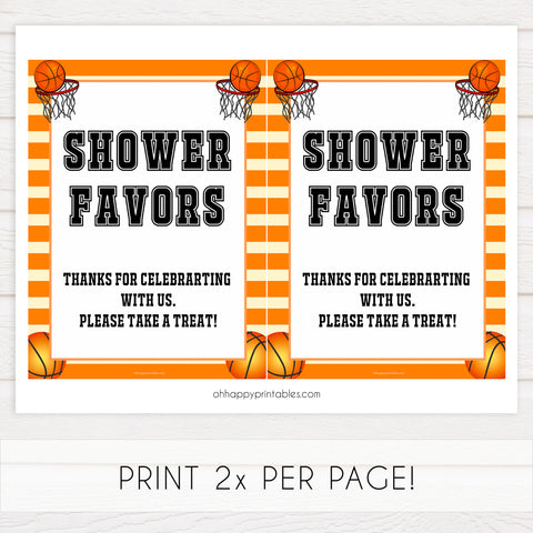 shower favors table signs, favors baby table signs, Basketball baby decor, printable baby table signs, printable baby decor, Basketball table signs, fun baby signs, Basketball fun baby table signs