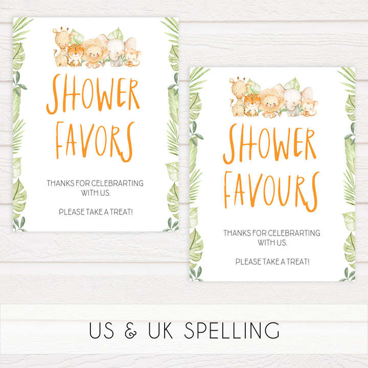 baby shower table signs bundle, Safari animals baby decor, printable baby table signs, printable baby decor, baby safari animals table signs, fun baby signs, baby safari animals fun baby table signs