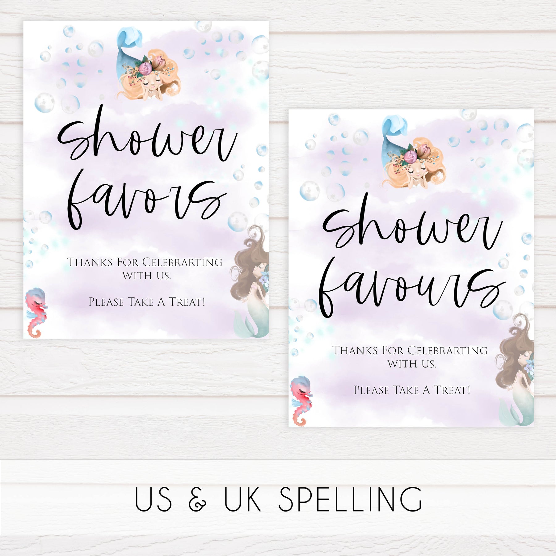 baby shower favors signs, Little mermaid baby decor, printable baby table signs, printable baby decor, baby little mermaid table signs, fun baby signs, baby little mermaid fun baby table signs