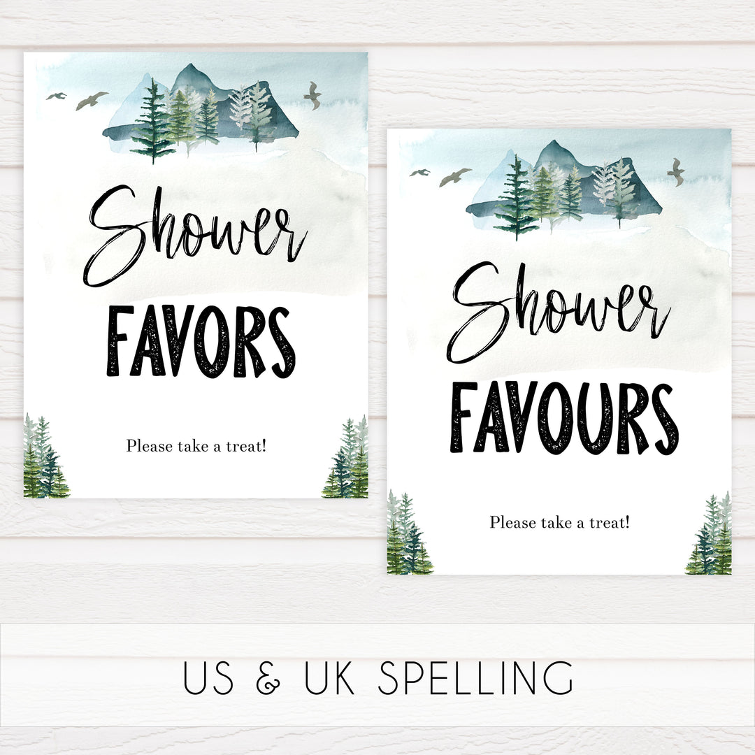 favors baby shower table sign, Adventure baby decor, printable baby table signs, printable baby decor, baby adventure table signs, fun baby signs, baby adventure fun baby table signs