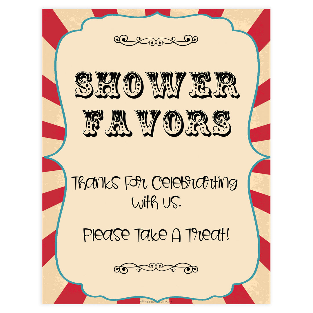 favors baby table signs, favors baby decor sign, Circus baby decor, printable baby table signs, printable baby decor, carnival table signs, fun baby signs, circus fun baby table signs