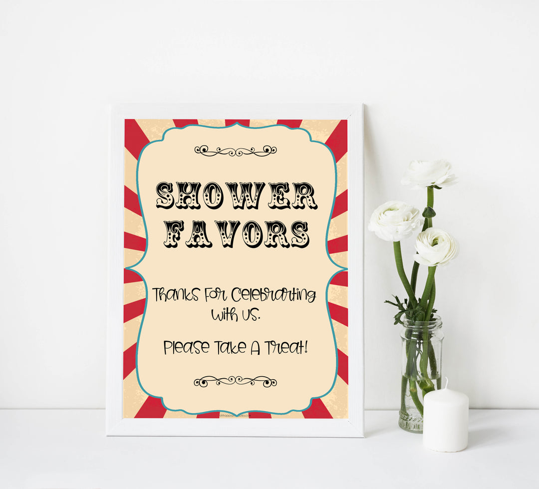 favors baby table signs, favors baby decor sign, Circus baby decor, printable baby table signs, printable baby decor, carnival table signs, fun baby signs, circus fun baby table signs