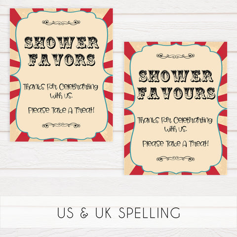 8 baby shower table signs, carnival baby decor, Circus baby decor, printable baby table signs, printable baby decor, carnival table signs, fun baby signs, circus fun baby table signs