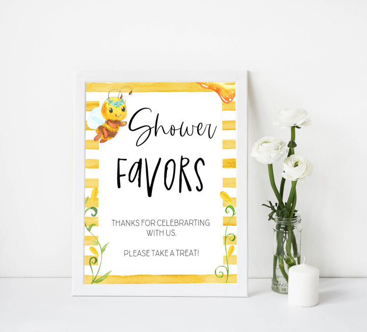 shower favors baby table signs, favors baby signs, Mommy to bee baby decor, printable baby table signs, printable baby decor, mommy bee table signs, fun baby signs, mummy bee fun baby table signs