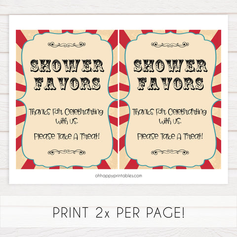 8 baby shower table signs, carnival baby decor, Circus baby decor, printable baby table signs, printable baby decor, carnival table signs, fun baby signs, circus fun baby table signs