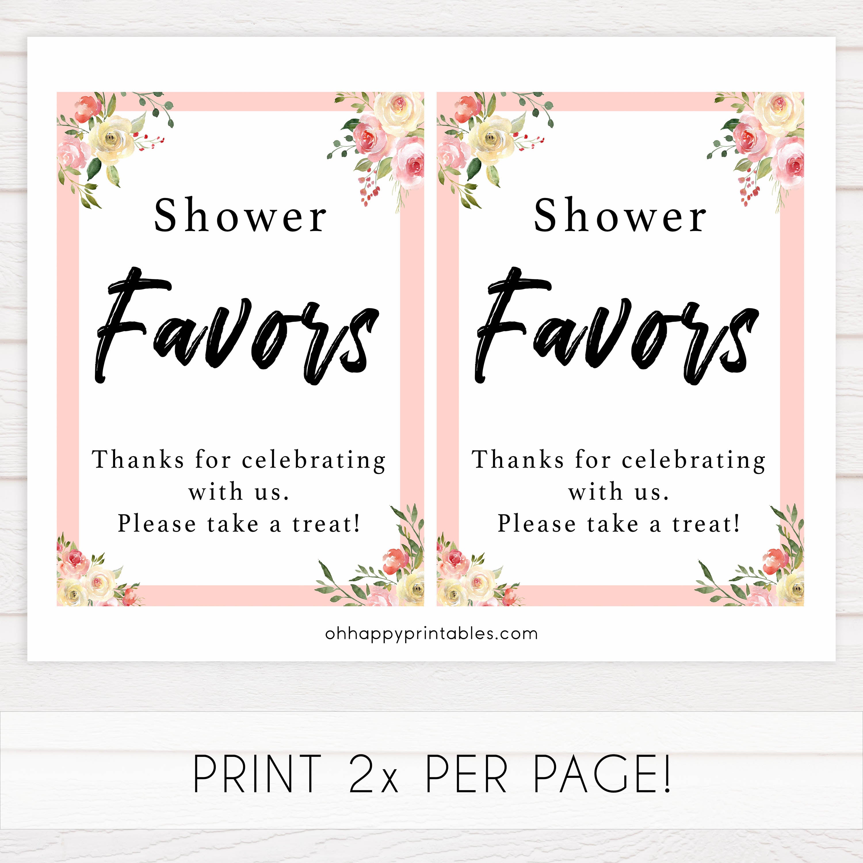 favors baby signs, favors baby table decor, Spring floral baby decor, printable baby table signs, printable baby decor, floral table signs, fun baby signs, fun baby table signs