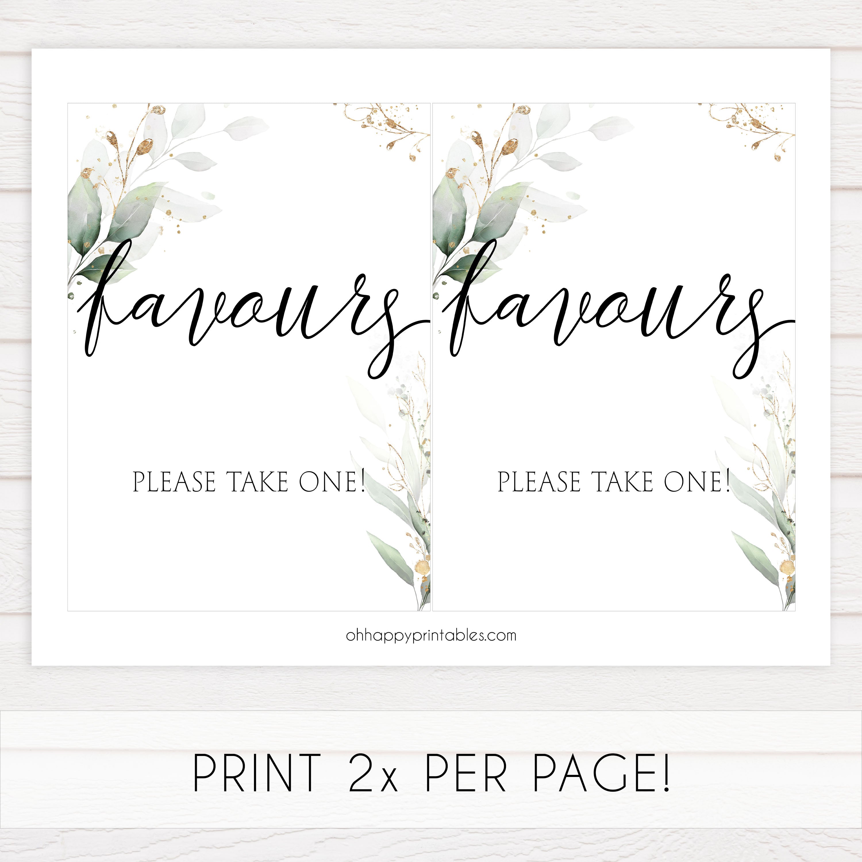 favors bridal shower signs, favors table sign, Printable bridal shower signs, greenery bridal shower decor, gold leaf bridal shower decor ideas, fun bridal shower decor, bridal shower game ideas, greenery bridal shower ideas