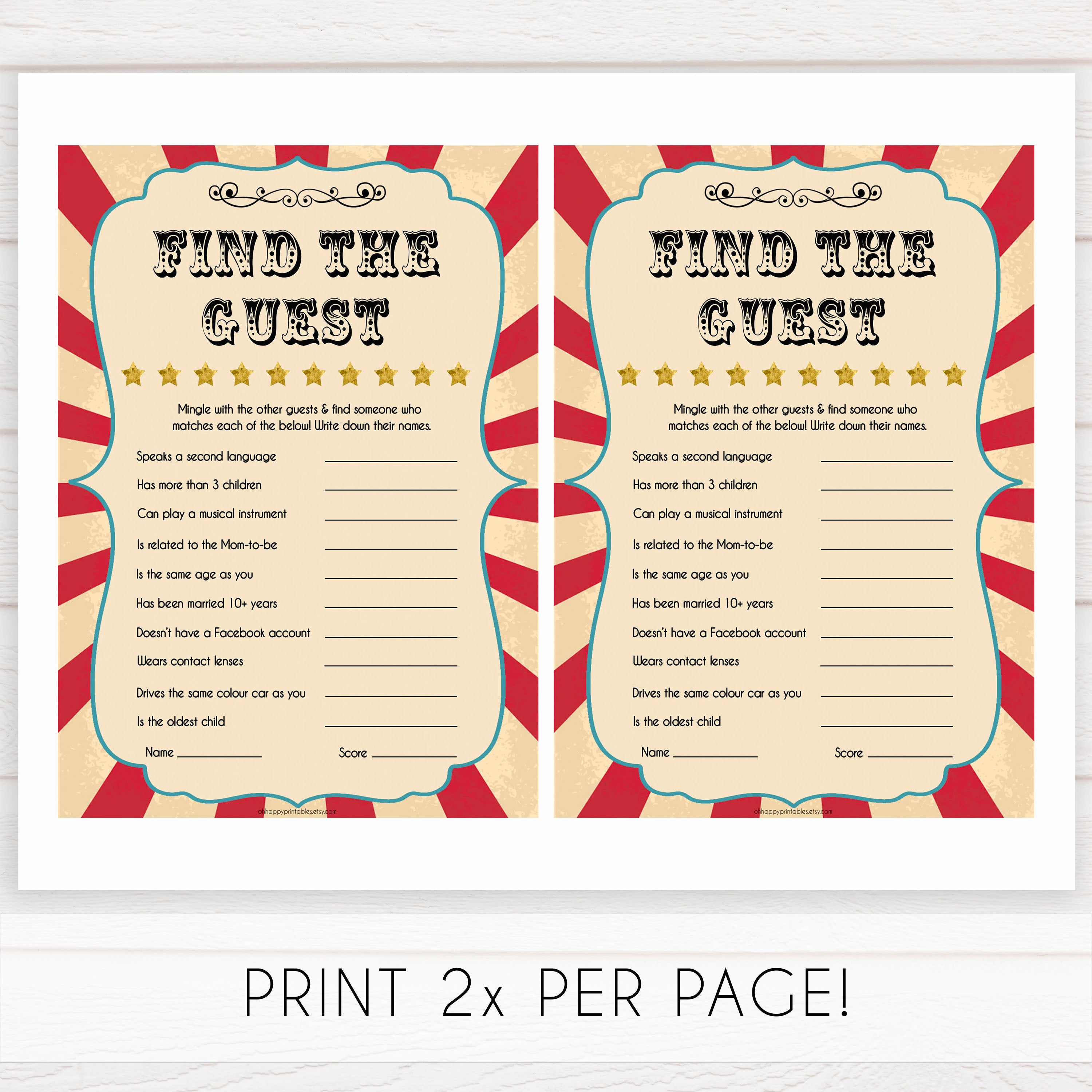 Circus find the guest baby shower games, circus baby games, carnival baby games, printable baby games, fun baby games, popular baby games, carnival baby shower, carnival theme