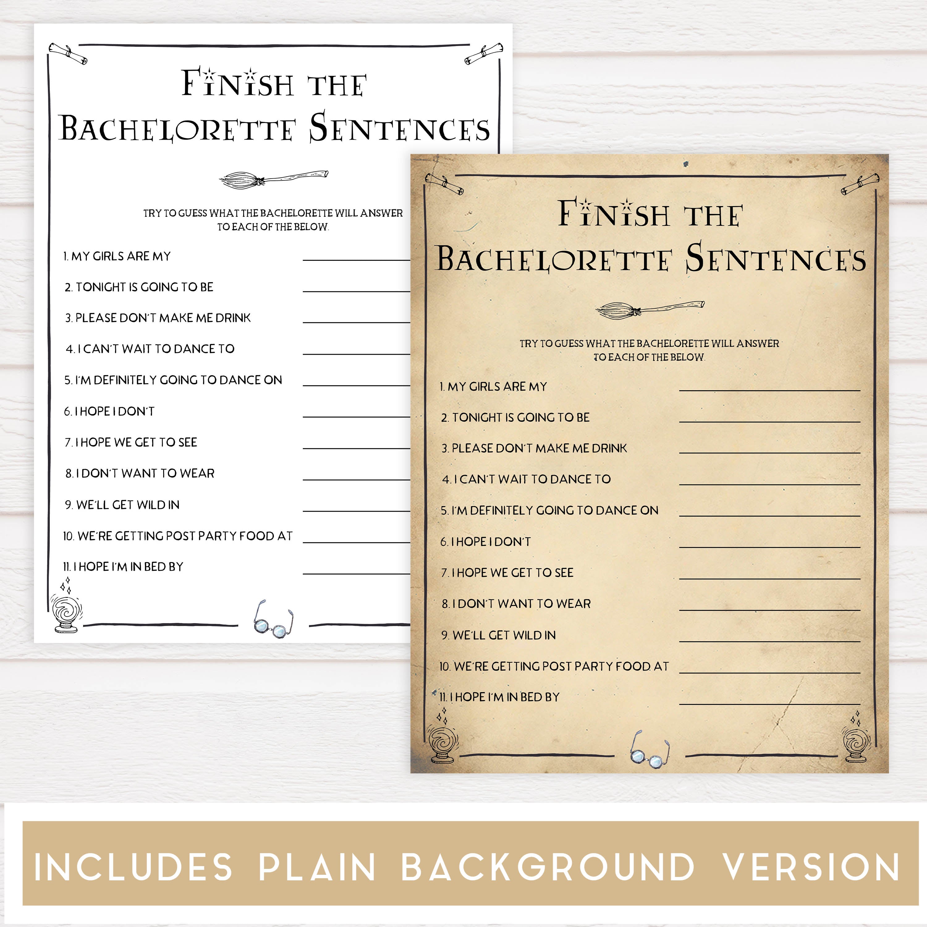 finish the bachelorette sentences game, Printable bachelorette games, Harry Potter bachelorette, Harry Potter hen party games, fun hen party games, bachelorette game ideas, Harry Potter adult party games, naughty hen games, naughty bachelorette games