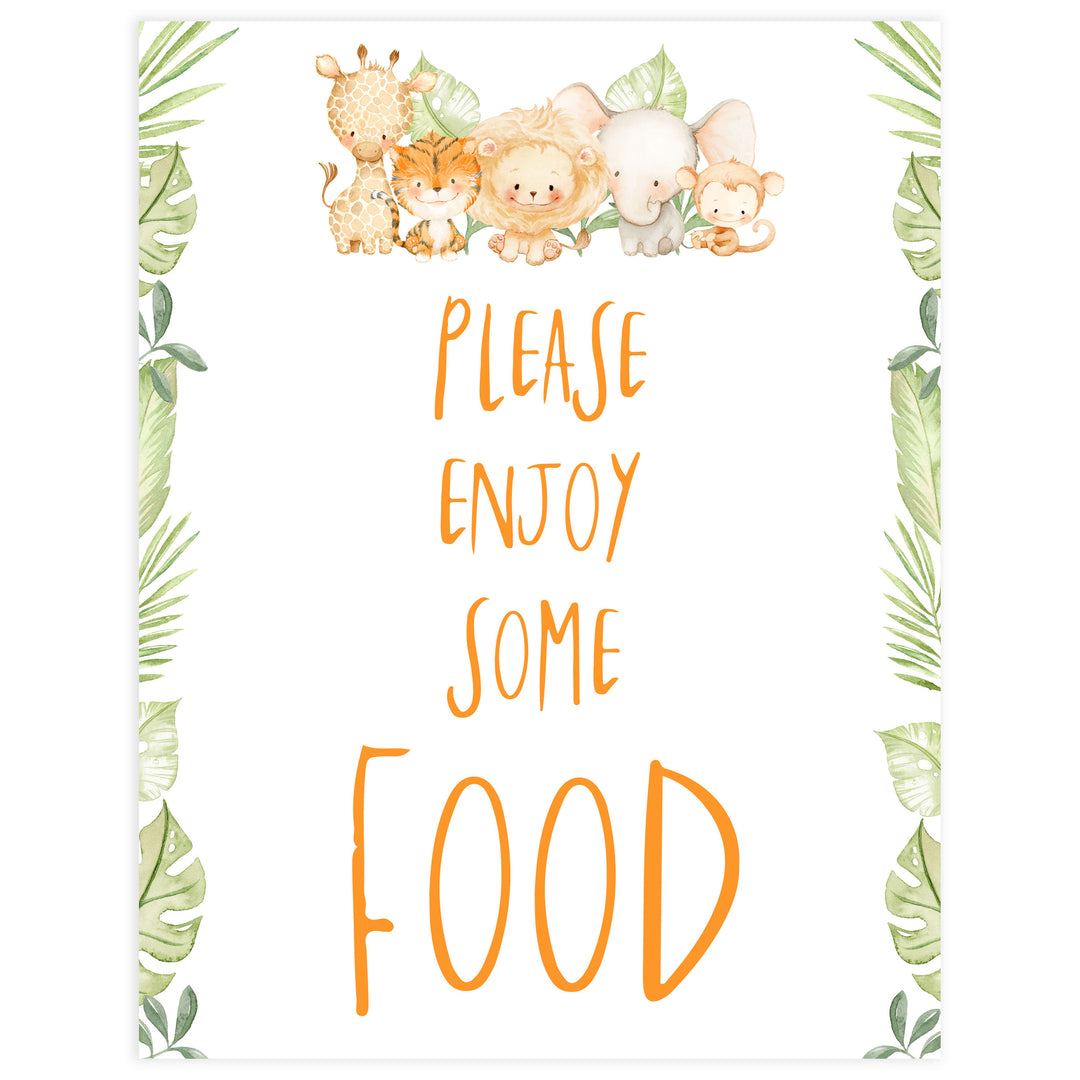 food baby shower table signs, Safari animals baby decor, printable baby table signs, printable baby decor, baby safari animals table signs, fun baby signs, baby safari animals fun baby table signs