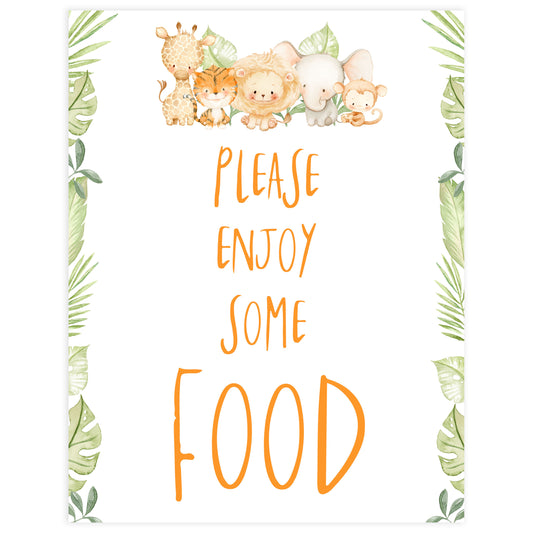 food baby shower table signs, Safari animals baby decor, printable baby table signs, printable baby decor, baby safari animals table signs, fun baby signs, baby safari animals fun baby table signs