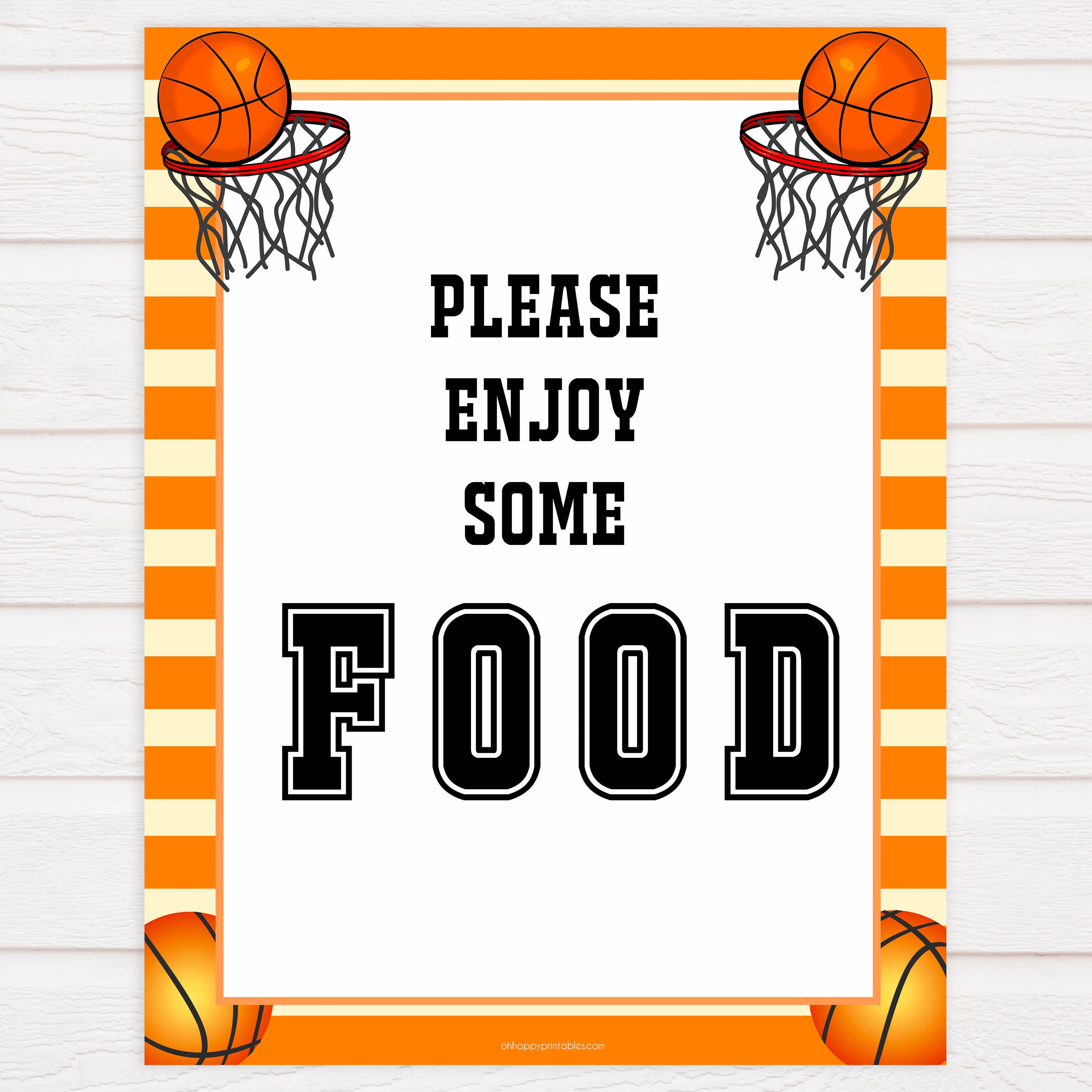 food baby table sign, food table sign, Basketball baby decor, printable baby table signs, printable baby decor, Basketball table signs, fun baby signs, Basketball fun baby table signs