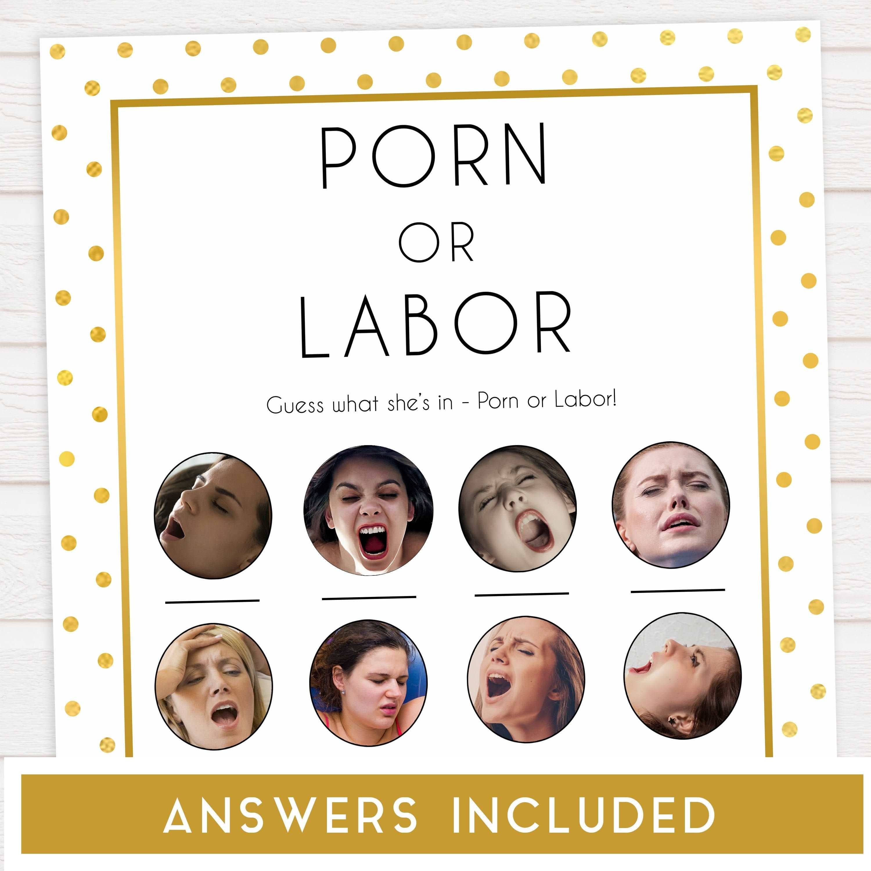 labor or porn, baby bump game, Printable baby shower games, baby gold dots fun baby games, baby shower games, fun baby shower ideas, top baby shower ideas, gold glitter shower baby shower, friends baby shower ideas