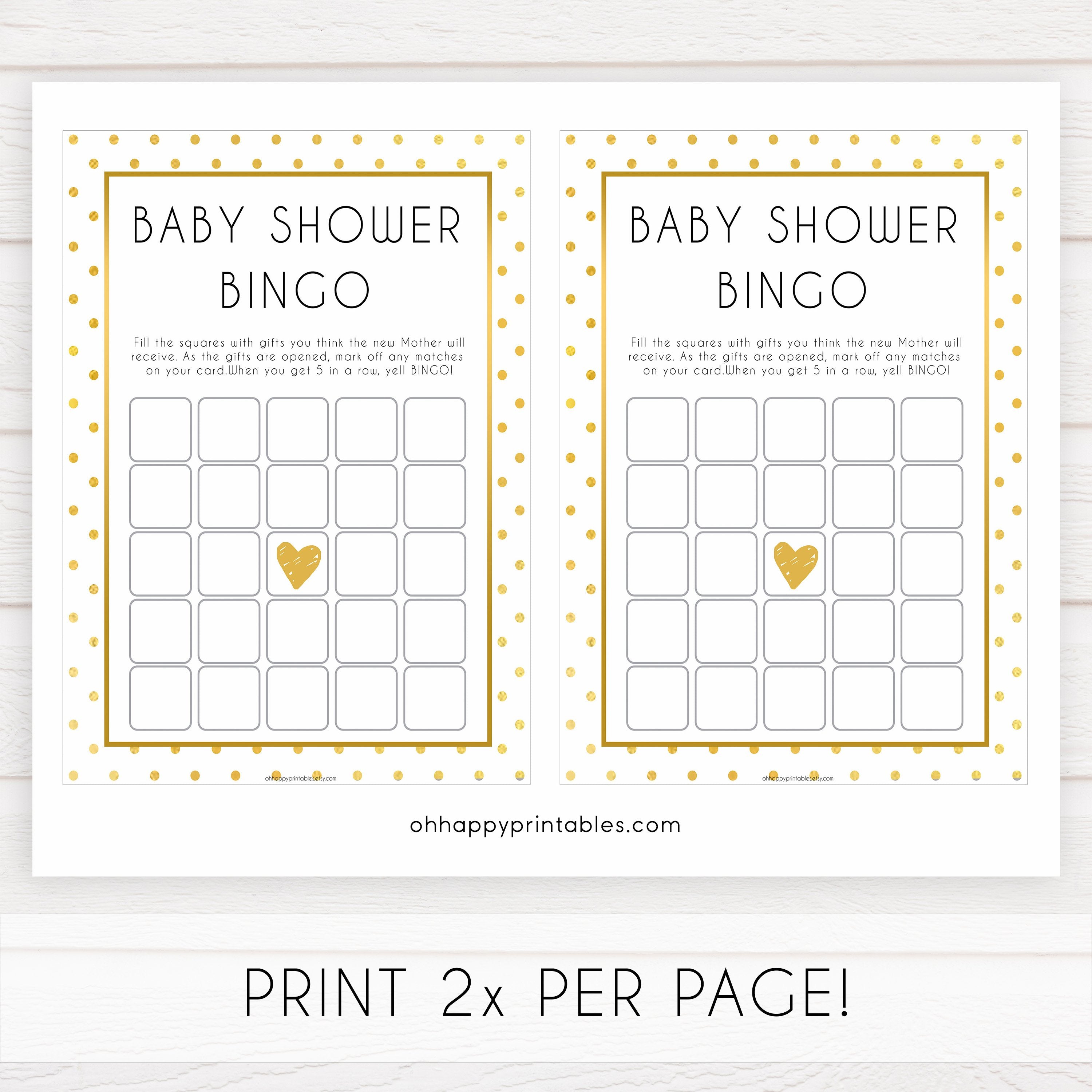baby shower bingo, baby bingo game, Printable baby shower games, baby gold dots fun baby games, baby shower games, fun baby shower ideas, top baby shower ideas, gold glitter shower baby shower, friends baby shower ideas
