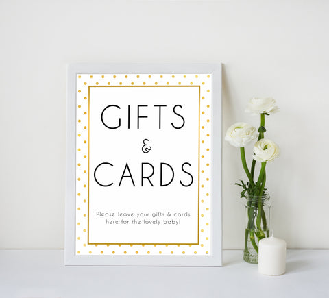 8 baby table signs, baby tables decor, Baby gold dots baby decor, printable baby table signs, printable baby decor, baby gold glitter table signs, fun baby signs, baby gold fun baby table signs