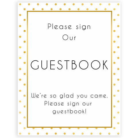 guestbook baby table signs, Baby gold dots baby decor, printable baby table signs, printable baby decor, baby gold glitter table signs, fun baby signs, baby gold fun baby table signs