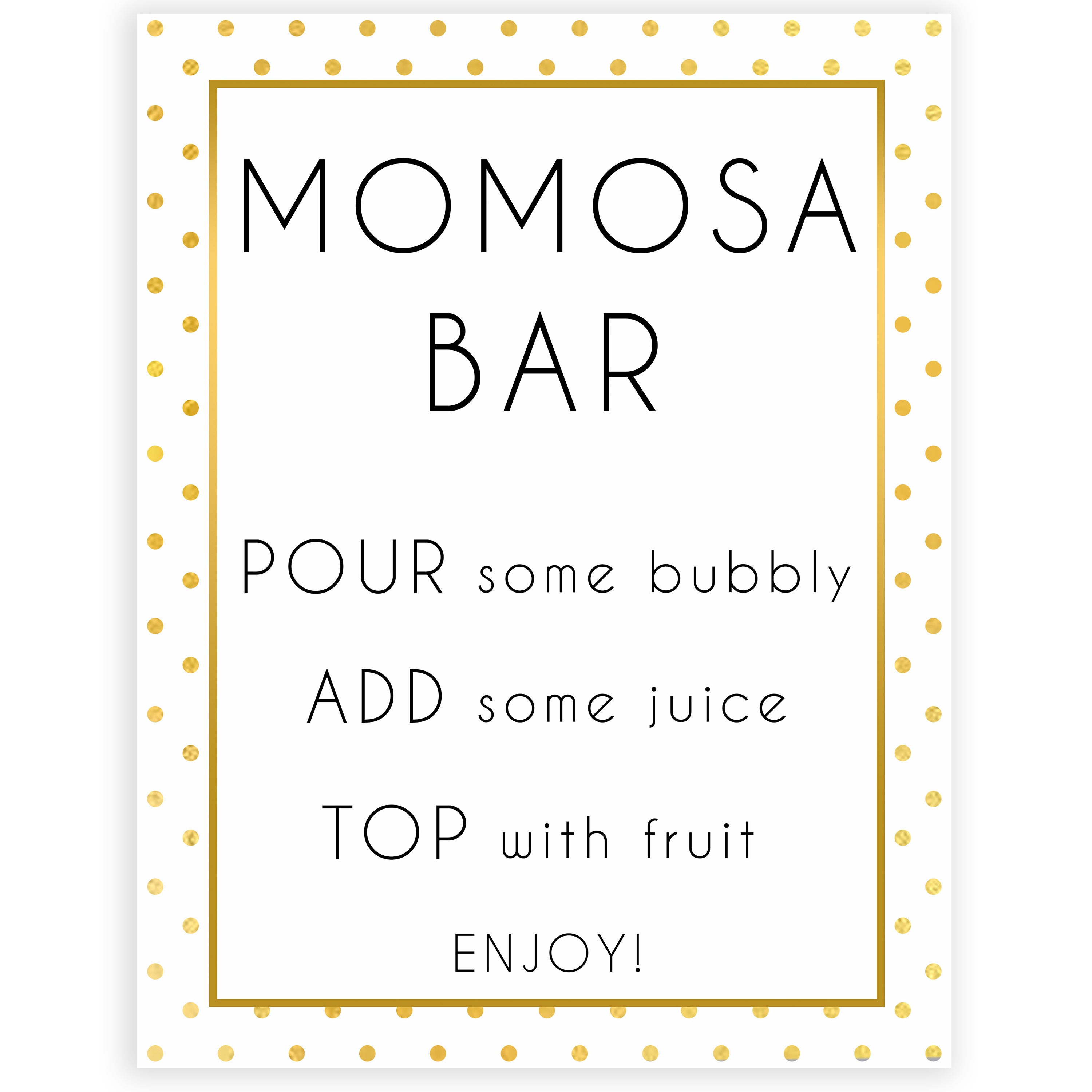 momsoa baby table sign, momosa sign, Baby gold dots baby decor, printable baby table signs, printable baby decor, baby gold glitter table signs, fun baby signs, baby gold fun baby table signs