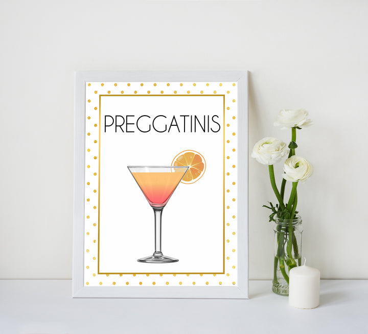 preaggatinis baby table signs, Baby gold dots baby decor, printable baby table signs, printable baby decor, baby gold glitter table signs, fun baby signs, baby gold fun baby table signs
