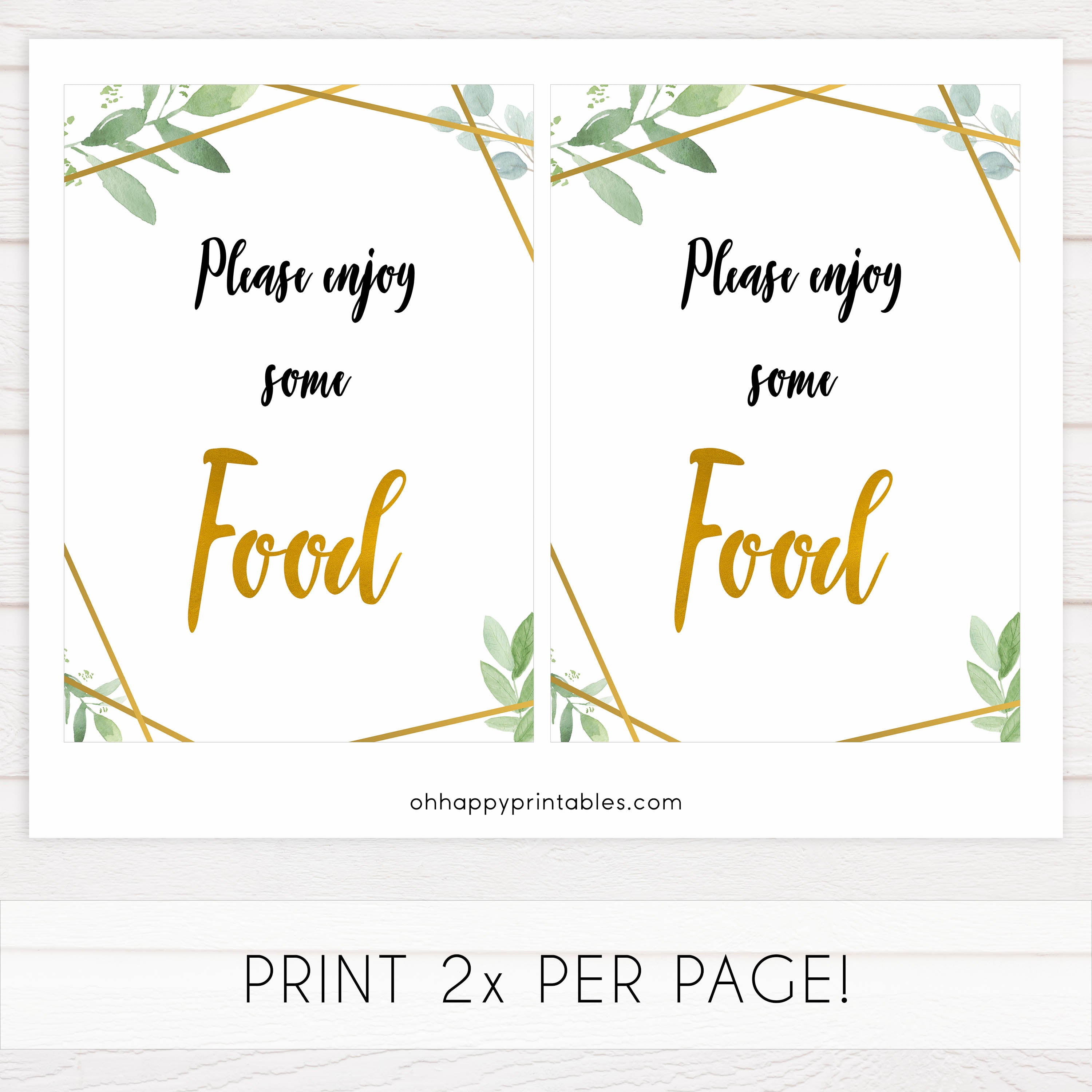 food baby signs, food baby decor sign, Gold geometric baby decor, printable baby table signs, printable baby decor, gold table signs, fun baby signs, geometric fun baby table signs