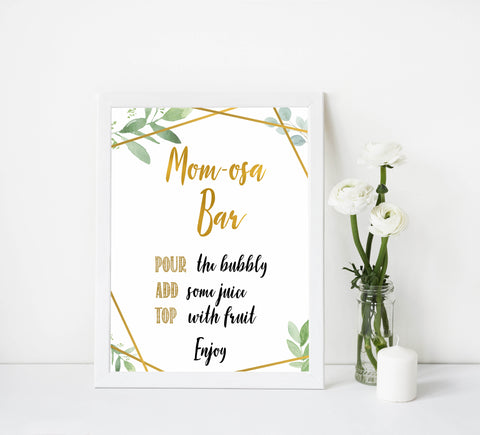 momosa baby table signs, momosa baby signs, Gold geometric baby decor, printable baby table signs, printable baby decor, gold table signs, fun baby signs, geometric fun baby table signs